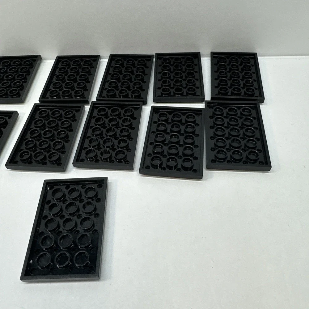 LEGO® Part # 3032‎ Black 4x6 Plate Lot Of 11